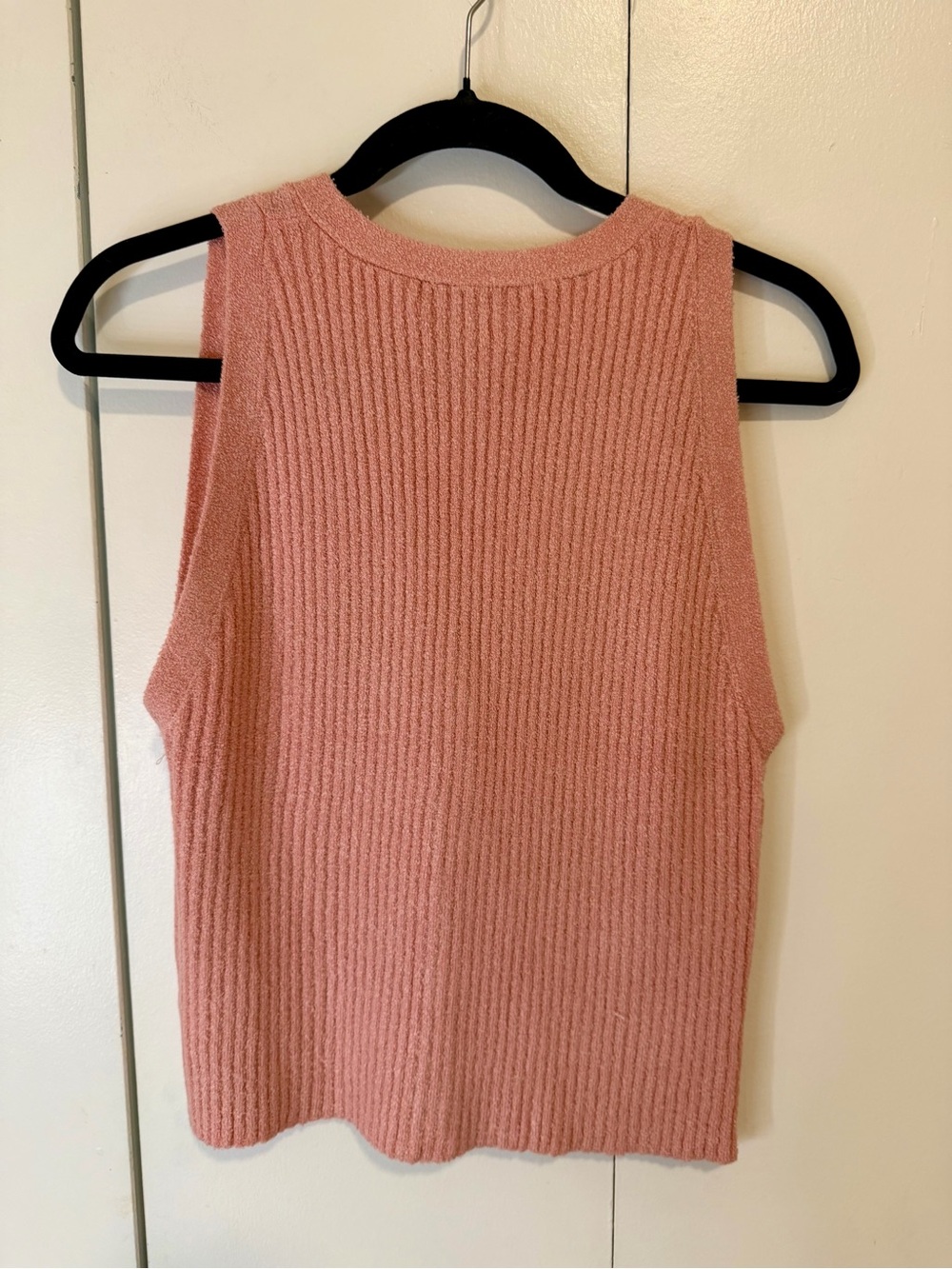 HYFVE Blush Ribbed Button-Front Knit Tank - Picture 3 of 3